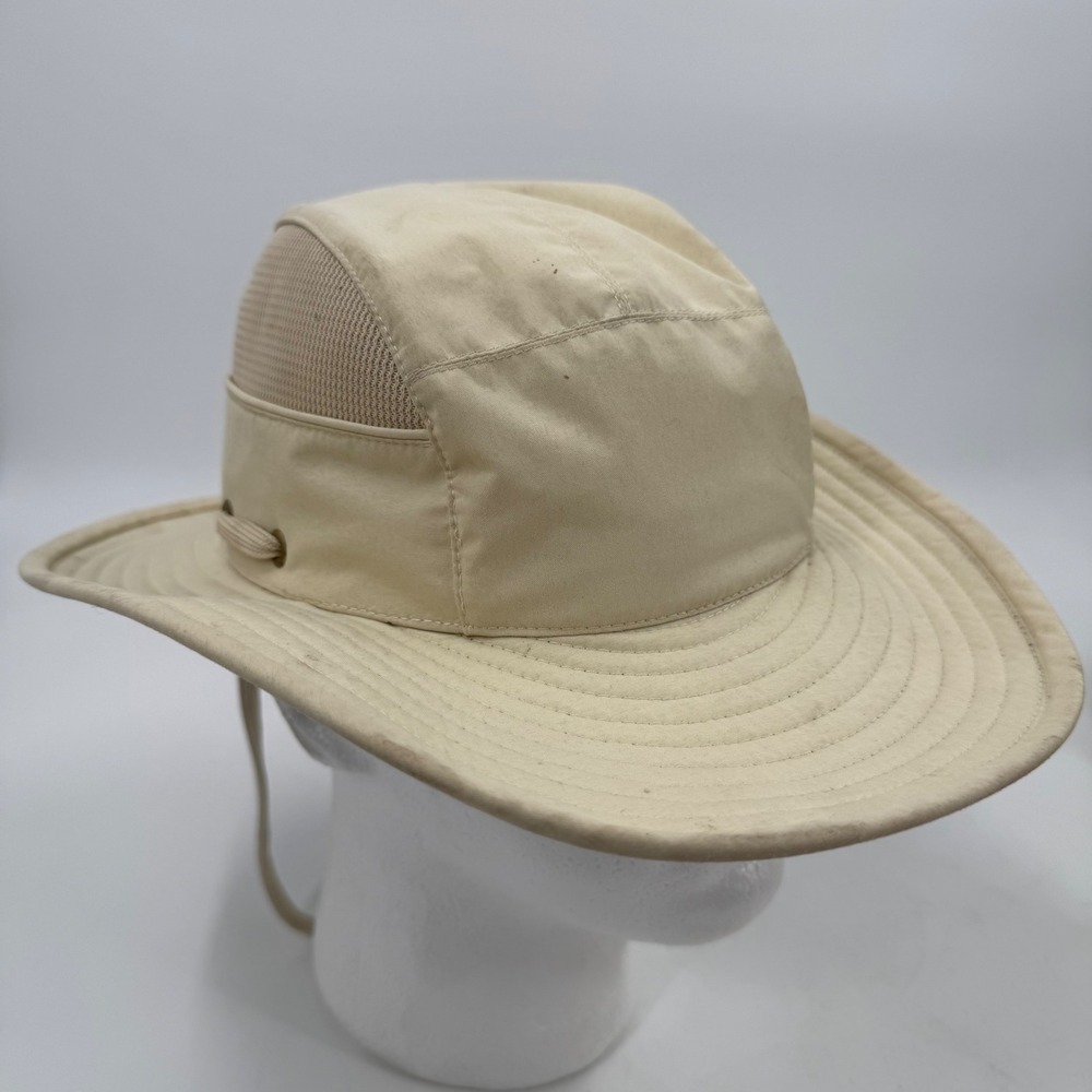 Tilley Endurables Airflo Hat Outdoor‎ Sun Protection Hiking Beige Size 7